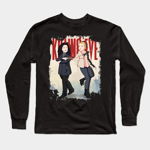 Killing Eve Long Sleeve T-Shirt by ribeironathana